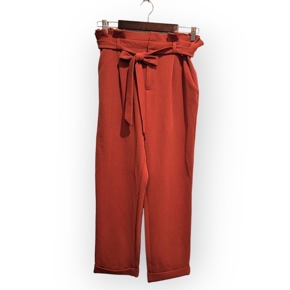 NoBo Rusty Orange Cropped Pants Size Large